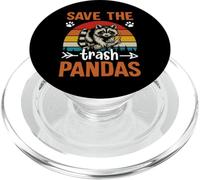 Save The Trash Pandas PopSockets PopGrip para MagSafe