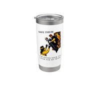 Save These I'm Going Back To Look For My Wife Golfer Humor Vaso térmico de acero inoxidable de doble pared