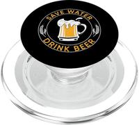 Save Water Drink Beer Funny Drinking Team Beer Lover PopSockets PopGrip para MagSafe