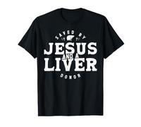 Saved by Jesus and A Liver Donor Camiseta gráfica económica