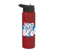 Saved By The Bell Distressed Logo Stainless Steel Insulated Water Bottle
