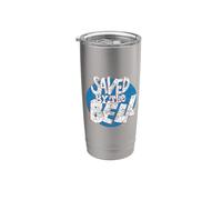 Saved By The Bell Distressed Logo Vaso térmico de acero inoxidable de doble pared