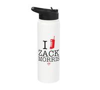 Saved By The Bell I Heart Zack Morris Stainless Steel Insulated Water Bottle