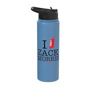 Saved By The Bell I Heart Zack Morris Stainless Steel Insulated Water Bottle