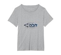 Saved by Yeshua Christian Faith Inspirational For Men Camiseta, Mujer Tallas Grandes, Gris Jaspeado, 1XL Grande