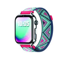 SaveFamily 8436628090055 Bluetooth 44mm AMOLED Plata Correa Textil S Micrófono Altavoz Cámara