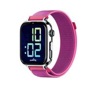SAVEFAMILY Savewatch Plus 2 Plata con Correa De Tela Frambuesa - Smartwatch 4g para Niños