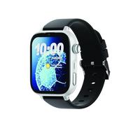SaveFamily SaveWatch Plus 2 | Reloj Inteligente Niño con Localizador GPS, Llamada, Vídeo, Whatsapp, Spotify, App Store | SIM Incluida - Esfera Plata y Correa de Silicona Negra