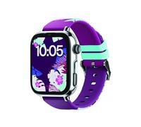 SaveFamily SaveWatch Plus 2 | Reloj Inteligente Niño con Localizador GPS, Llamada, Vídeo, Whatsapp, Spotify, App Store | SIM Incluida - Esfera Plata y Correa de Silicona Maui