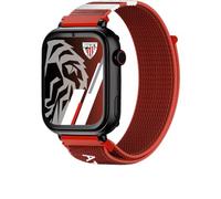 SaveFamily SaveWatch Plus 4G Edición Athletic Club | Reloj Inteligente Niño con Localizador GPS, Llamada, Vídeo, Whatsapp, Música, Bluetooth, App Store | SIM Incluida - Correa de Tela Roja