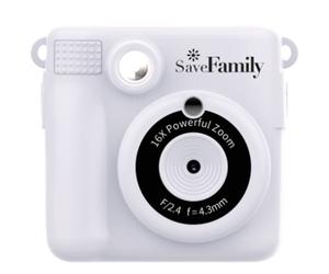 SaveFamilyCam Print Cámara Instantánea Infantil Blanca