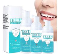 Saveuppro Espuma de espuma para blanqueamiento de dientes, pasta de dientes para blanqueamiento y respiración refrescante, espuma de limpieza profunda, eliminación intensiva de manchas, pasta de