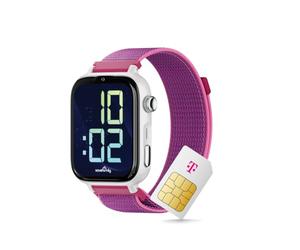 SaveWatch Plus 2 Nano SIM - Reloj para niños, GPS, cámara, botón SOS, Blanco, Normal, Casual