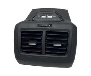 SAVHE Conjunto de marco embellecedor salida aire trasera, reposabrazos central con USB, compatible Golf 7 MK7 2013-2017 2019 82V 5GG864298B 5GG 864 298B