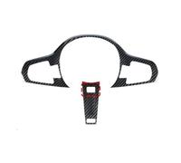 SAVHE Embellecedor de volante de fibra de carbono Alcantara for BMW Serie 5 G30 Sport X3 X5 X7 G20 G11 G01 G05 G07 2018-19(ID6 heating)
