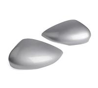 SAVHE Tapa de la cubierta del espejo retrovisor lateral izquierdo/derecho del coche plateado compatible con Frd Fiesta MK7 2008-2017(Pair)