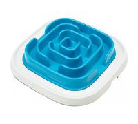 SAVIC Anti-deglución-cuenco Azul/Blanco Juguetes de Inteligencia para Gatos