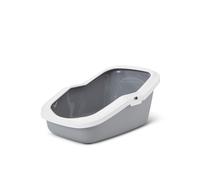 Savic aseo gato bandeja higiénica abierta gris, blanco