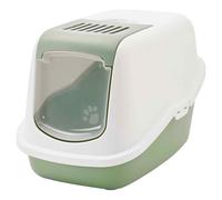 SAVIC Bandeja para Gatos Nestor Botanical Verde 56x39x38, 5 CM Con Filtro & Asa