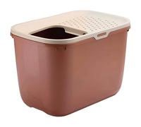 SAVIC Caja De Arena Hop In 58,5x39x39,5cm Para Gatos Grandes Champagne-Rosa