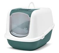 SAVIC Caja De Arena Nestor Jumbo Verde 66x48,5x46,5cm Para Gatos