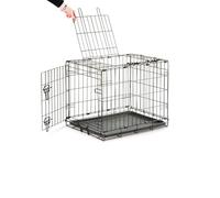 Savic Dog Cottage - Caja para Perros (50 x 30 x 36,5 cm), Color Negro