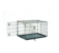 Savic dog cottage jaula metálica desmontable negro para perros