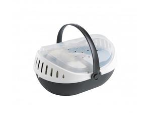 Savic elmo large transportin de plástico negro para roedores