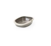 Savic gizmo happy planet arenero de plástico reciclado gris para gatos
