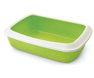 Savic Inodoro para Gatos con Borde Iriz50 NO.Verde 50 x 37 x 14 cm
