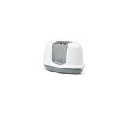 Savic nestor corner arenero rinconero blanco y gris para gatos