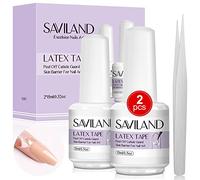 SAVILAND 2 Piezas Látex Líquido Para Uñas - Cinta De Látex Para Uñas Arte Exfoliante De Cutículas Esmalte De Uñas Protección Barrera De La Piel Protección Gel Esmalte De Uñas Manicura Principiantes