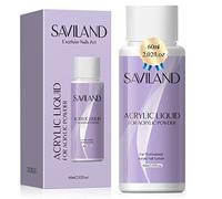 Saviland Acrylic Liquid - 60ML Monómero Líquido para Acrílico en Polvo | Libre de MMA | Super adhesivo | No amarilleo | Monómero para uñas acrílicas | Extensión y talla de uñas acrílicas