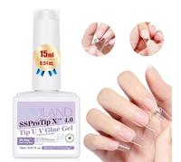 SAVILAND Adhesivo para uñas Pro Gel: pegamento para uñas de 30 días Super Adhesive Nail Glue Castor Oil VE Gel Adhesivo para puntas de uñas postizas Presionar en las uñas Hold Strong Nail Glue Home