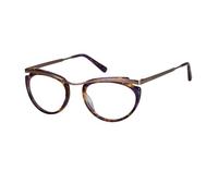 Savile Row Sro-27 Optical Frame Prescription Eyewear, marrón, 52 Mujeres
