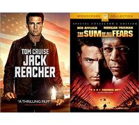 Saving America from Being Taken Over in Jack Reacher (Tom Cruise) & The Sum of All Fears (Ben Affleck) 2-DVD Bundle