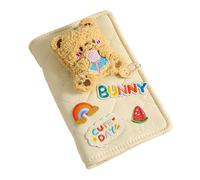 Savings Book Cute, Bear Money Challenge Book, Cash Booklet Coin Saver with 10 Sheets, Budgeting and Planning for Vacation School Student Kids Family Home Workplace Adults