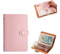 Savings Challenge Book (50 páginas), nuevo desafío de ahorro de dinero de 100 sobres, elegante cartera para ahorrar dinero, presupuesto en efectivo para parejas, oficinas y hogar