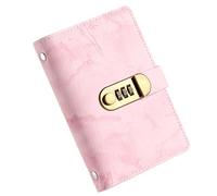 Savings Challenge Book, Envelope Storage Notebook, 4.41x7.01 Inches Expense Tracker with Lock Feature, PU Leather Material, Finance Accessory with Build, Home and Office Use for Students and Adults