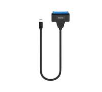 Adaptador Savio AK-69 SATA a USB-C 5Gbps Compatible 2.5" y HDD hasta 10TB