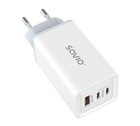 SAVIO ładowarka sieciowa GAN 65w biała la-07 Marca