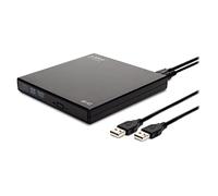 SAVIO AK-43 Optical Disc/External Slim Drive DVD±R/RW CD±R/RW Black