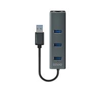 Savio ak-57 usb-a - 3 x usb-a hub with rj-45 gigabit ethernet adapter