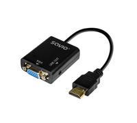 Savio ak-76 adaptador de cable de vídeo negro