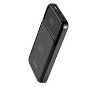 Savio - BA-09 batería externa Polímero de litio 37 mAh Cargador inalámbrico Negro