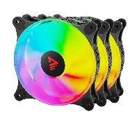 Savio BLAST FAN SET sistema de refrigeraci n para ordenador Carcasa del ordenador Ventilador 12 cm Negro 3 pieza s