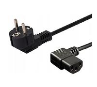 Savio Cable de alimentación Schuko (M) Angled - IEC C13 1,2 m CL-115