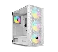 Savio Caja Semitorre ATX Raptor White X1 Negro Multicolor