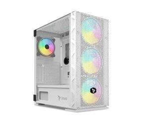Savio Caja Semitorre ATX Raptor White X1 Negro Multicolor