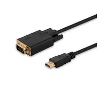Cable HDMI a VGA Savio CL-103 1.8m 1080p Oro Macho/Macho Negro